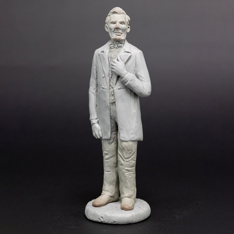 Abraham Lincoln, sculpture by Charlie McGrady