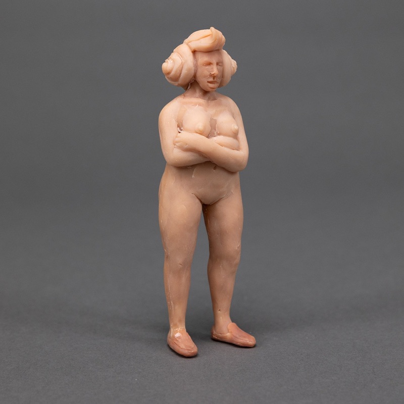 Crossed Arms, sculpture by Charlie McGrady