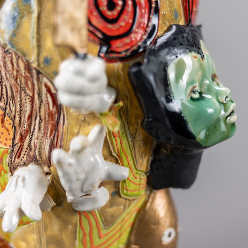 Gun Monkey, sculpture by Charlie McGrady