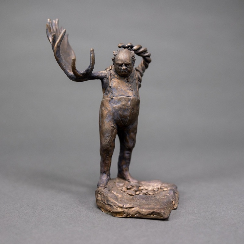 Reaching Man, sculpture by Charlie McGrady
